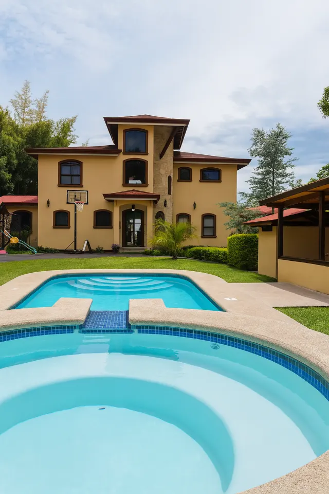 Stunning Home with Pool, Guest Apartments and Panoramic Views in Escazú