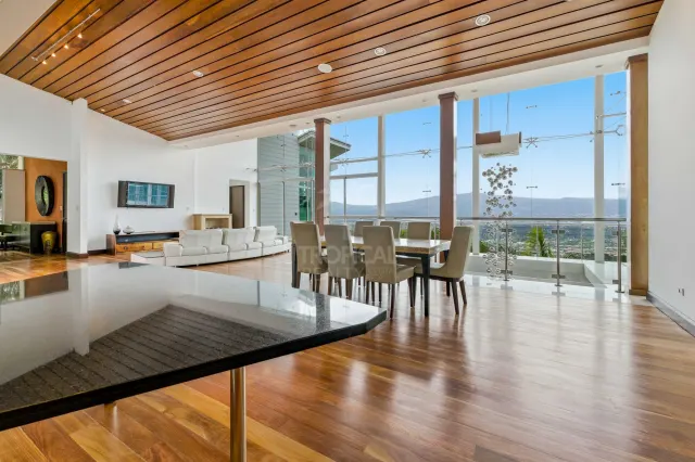 Luxury Contemporary Estate for Sale in Santa Ana with Panoramic Valley and Mountain Views